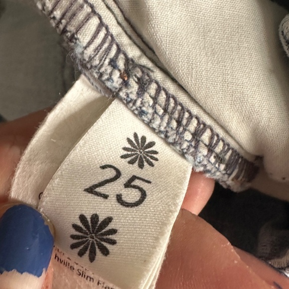 Excellent Show Me Your Mumu Nashville Slim Flare Jeans Size 25 Light Wash - Picture 7 of 8